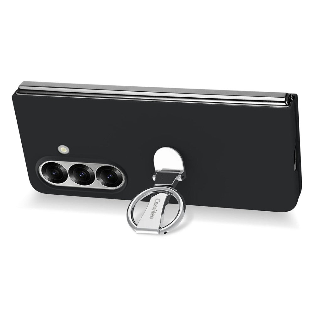CASENEO til Samsung Galaxy Z Fold8 Ultra Cover Ring Kickstand Skin-feel PC Telefoncover med Skærmbeskytter