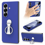 CASENEO til Samsung Galaxy Z Fold8 Ultra Cover Ring Kickstand Skin-feel PC Telefoncover med Skærmbeskytter