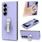 CASENEO til Samsung Galaxy Z Fold8 Ultra Cover Ring Kickstand Skin-feel PC Telefoncover med Skærmbeskytter