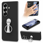 CASENEO for Samsung Galaxy Z Fold7 5G Case Ring Kickstand Skin-feel PC Phone Cover with Screen Protector
