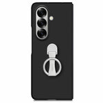 CASENEO for Samsung Galaxy Z Fold7 5G Case Ring Kickstand Skin-feel PC Phone Cover with Screen Protector