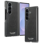 Til Samsung Galaxy Z Fold7 5G Magnetisk Etui PU Læder Dobbeltakset Stødsikkert Telefoncover