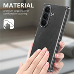 Til Samsung Galaxy Z Fold7 5G Magnetisk Etui PU Læder Dobbeltakset Stødsikkert Telefoncover