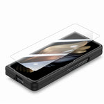 Til Samsung Galaxy Z Fold7 5G etui i hårdt pc-blødt telefoncover med indbygget hærdet glasfilm
