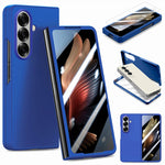 Til Samsung Galaxy Z Fold7 5G etui i hårdt pc-blødt telefoncover med indbygget hærdet glasfilm