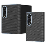 For Samsung Galaxy Z Fold8 Case Carbon Fiber Texture Leather Hard PC Phone Cover
