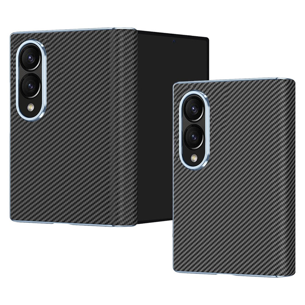 For Samsung Galaxy Z Fold8 Case Carbon Fiber Texture Leather Hard PC Phone Cover