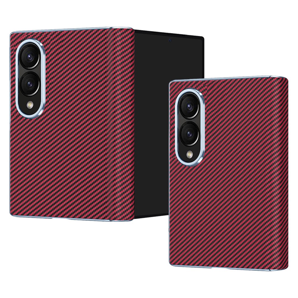 For Samsung Galaxy Z Fold8 Case Carbon Fiber Texture Leather Hard PC Phone Cover