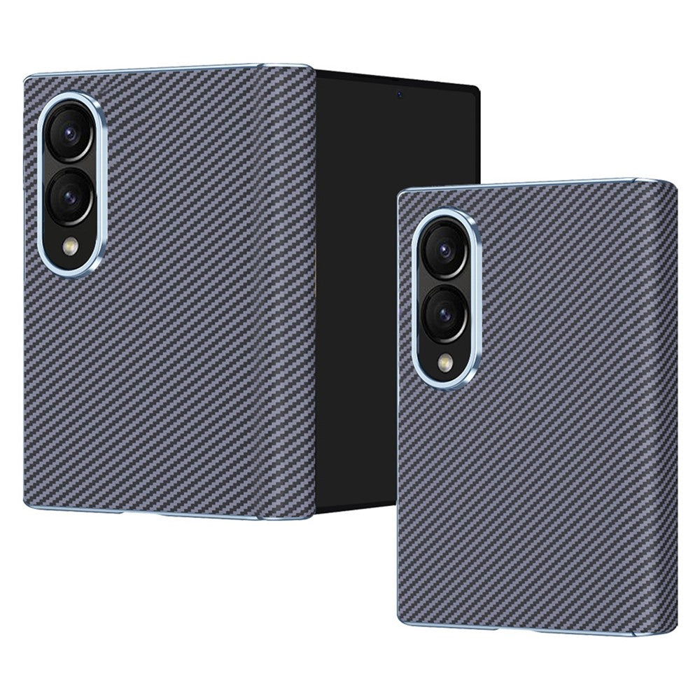 For Samsung Galaxy Z Fold8 Case Carbon Fiber Texture Leather Hard PC Phone Cover