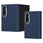 For Samsung Galaxy Z Fold8 Case Carbon Fiber Texture Leather Hard PC Phone Cover