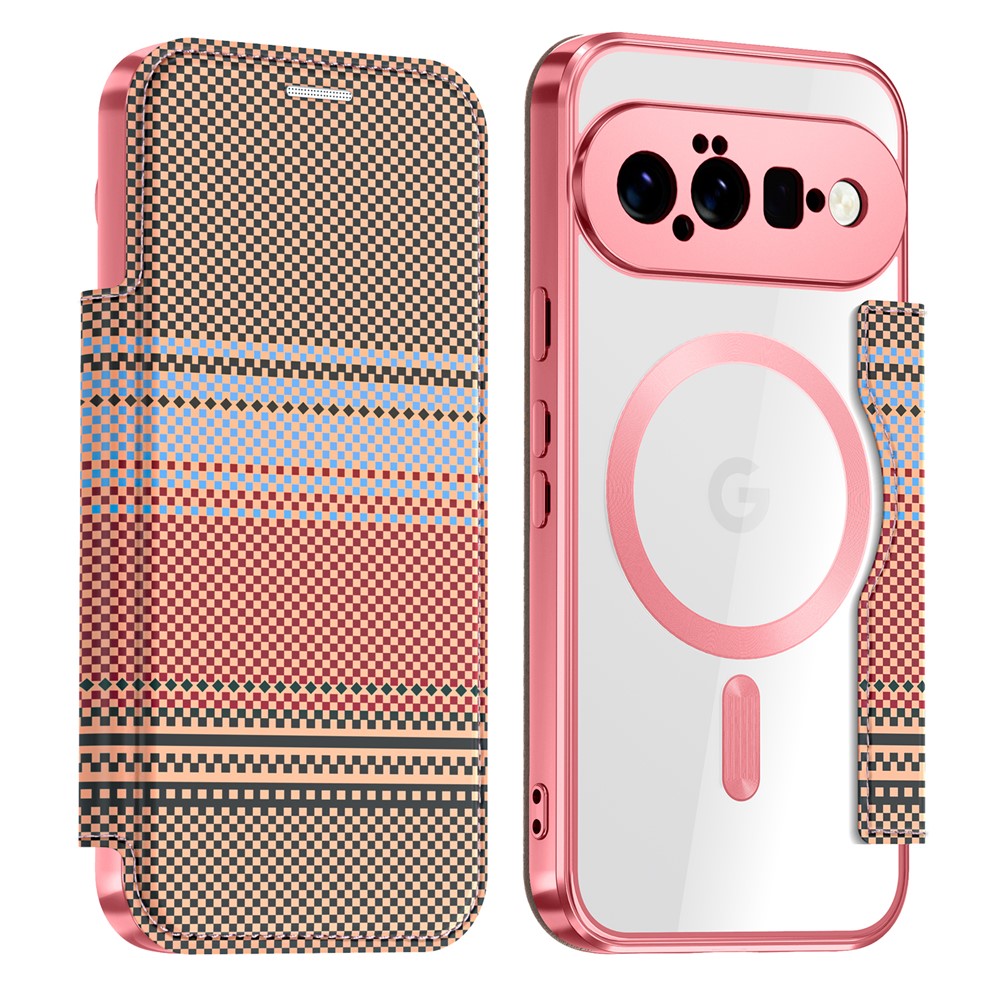 For Google Pixel 11 Magnetic Case RFID Blocking Card Slots Leather Cover