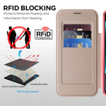 For Google Pixel 11 Magnetic Case RFID Blocking Card Slots Leather Cover