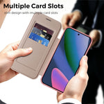 For Google Pixel 11 Magnetic Case RFID Blocking Card Slots Leather Cover