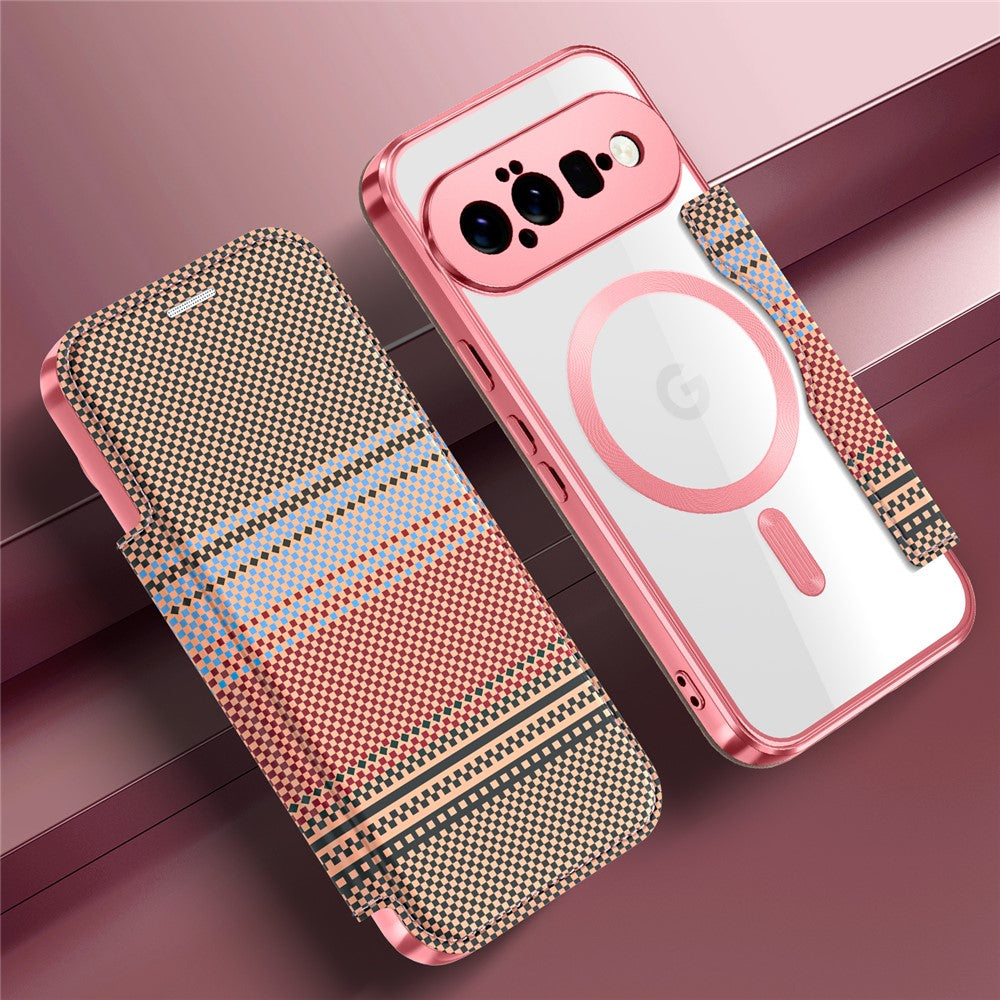 For Google Pixel 11 Magnetic Case RFID Blocking Card Slots Leather Cover