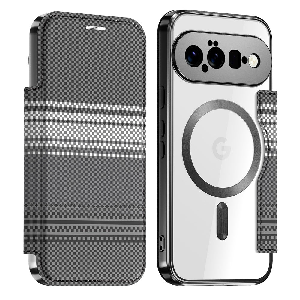 For Google Pixel 11 Magnetic Case RFID Blocking Card Slots Leather Cover