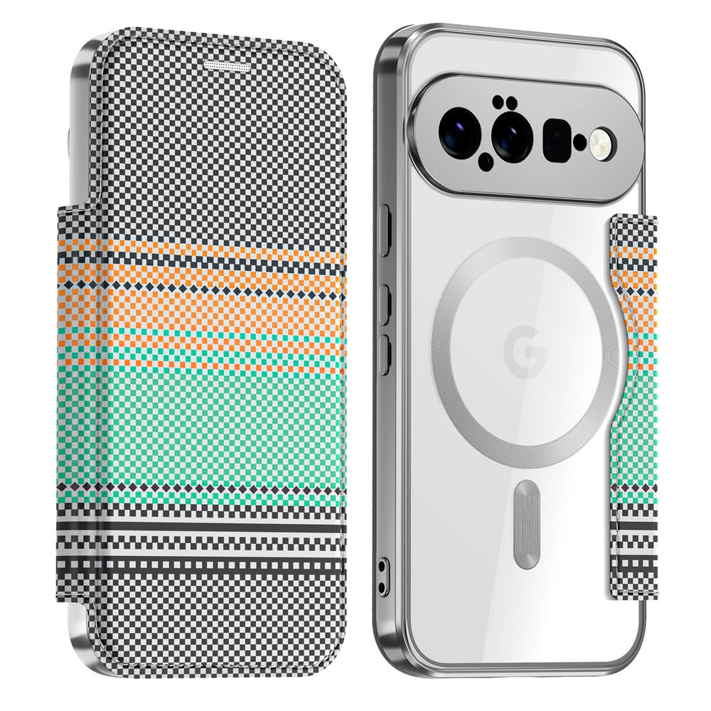 For Google Pixel 11 Magnetic Case RFID Blocking Card Slots Leather Cover
