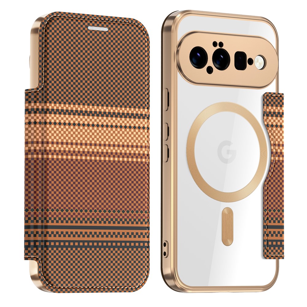 For Google Pixel 11 Magnetic Case RFID Blocking Card Slots Leather Cover