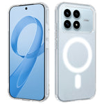 Xiaomi Poco F8 Pro 5G / Xiaomi Redmi K90 5G gennemsigtigt magnetisk mobilcover i TPU + akrylbagpanel