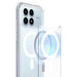 Xiaomi Poco F8 Pro 5G / Xiaomi Redmi K90 5G gennemsigtigt magnetisk mobilcover i TPU + akrylbagpanel