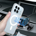Xiaomi Poco F8 Pro 5G / Xiaomi Redmi K90 5G gennemsigtigt magnetisk mobilcover i TPU + akrylbagpanel