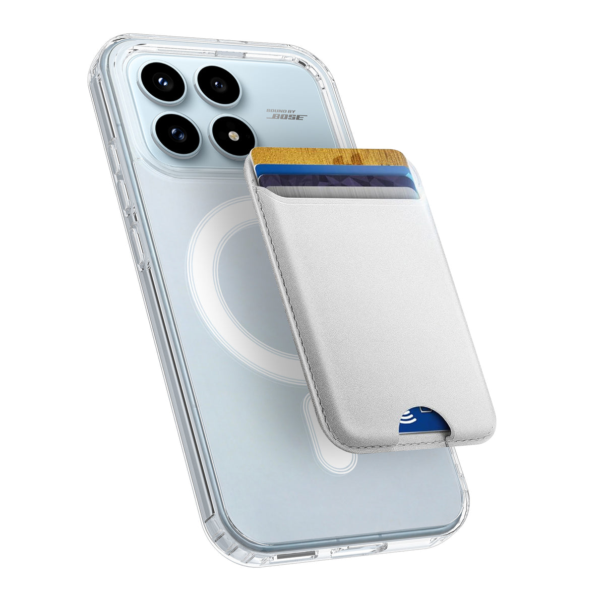 Xiaomi Poco F8 Pro 5G / Xiaomi Redmi K90 5G gennemsigtigt magnetisk mobilcover i TPU + akrylbagpanel