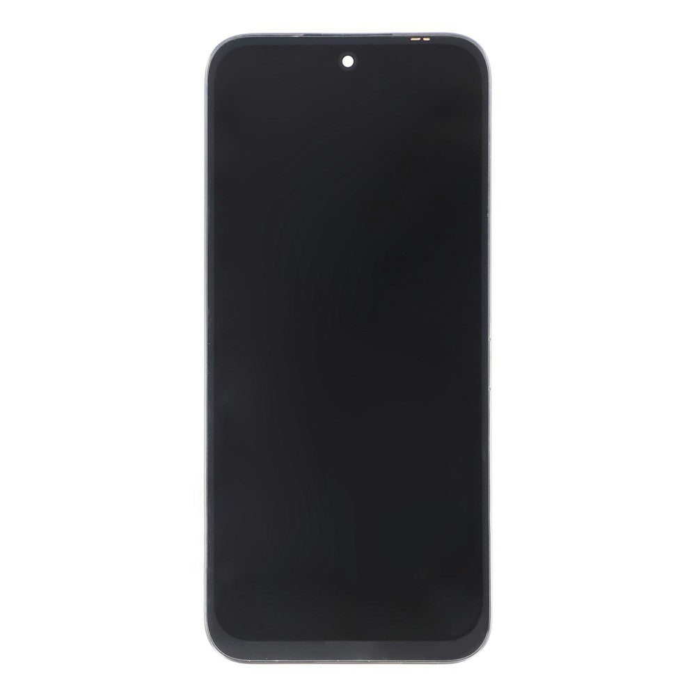 For Honor X6c 4G Grade C LCD-skærm og digitizer-enhed + rammedel (uden logo)