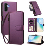 For Samsung Galaxy A37 5G / A56 5G / A36 5G Case 4 Card Slots Wallet Stand PU Leather Phone Cover with Wrist Strap