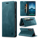 AUTSPACE til Samsung Galaxy S25 FE Wallet Case A01 Læder Stand Cover med RFID-blokerende Kortrum