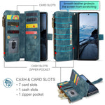 CASEME til Samsung Galaxy Z Fold8 Ultra C30 cover med rem lynlås flere kortlommer PU-læderetui