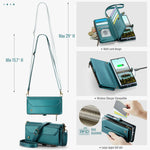 CASEME for Samsung Galaxy Z Fold8 Ultra Case  C36 Series Zipper Wallet Leather Phone Cover with Straps