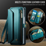 CASEME for Samsung Galaxy Z Fold8 Ultra Case  C36 Series Zipper Wallet Leather Phone Cover with Straps