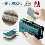 CASEME for Samsung Galaxy Z Fold8 Ultra Case  C36 Series Zipper Wallet Leather Phone Cover with Straps