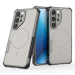 For Samsung Galaxy S24 Magnetic Case Shockproof Airbag PC+TPU Phone Cover