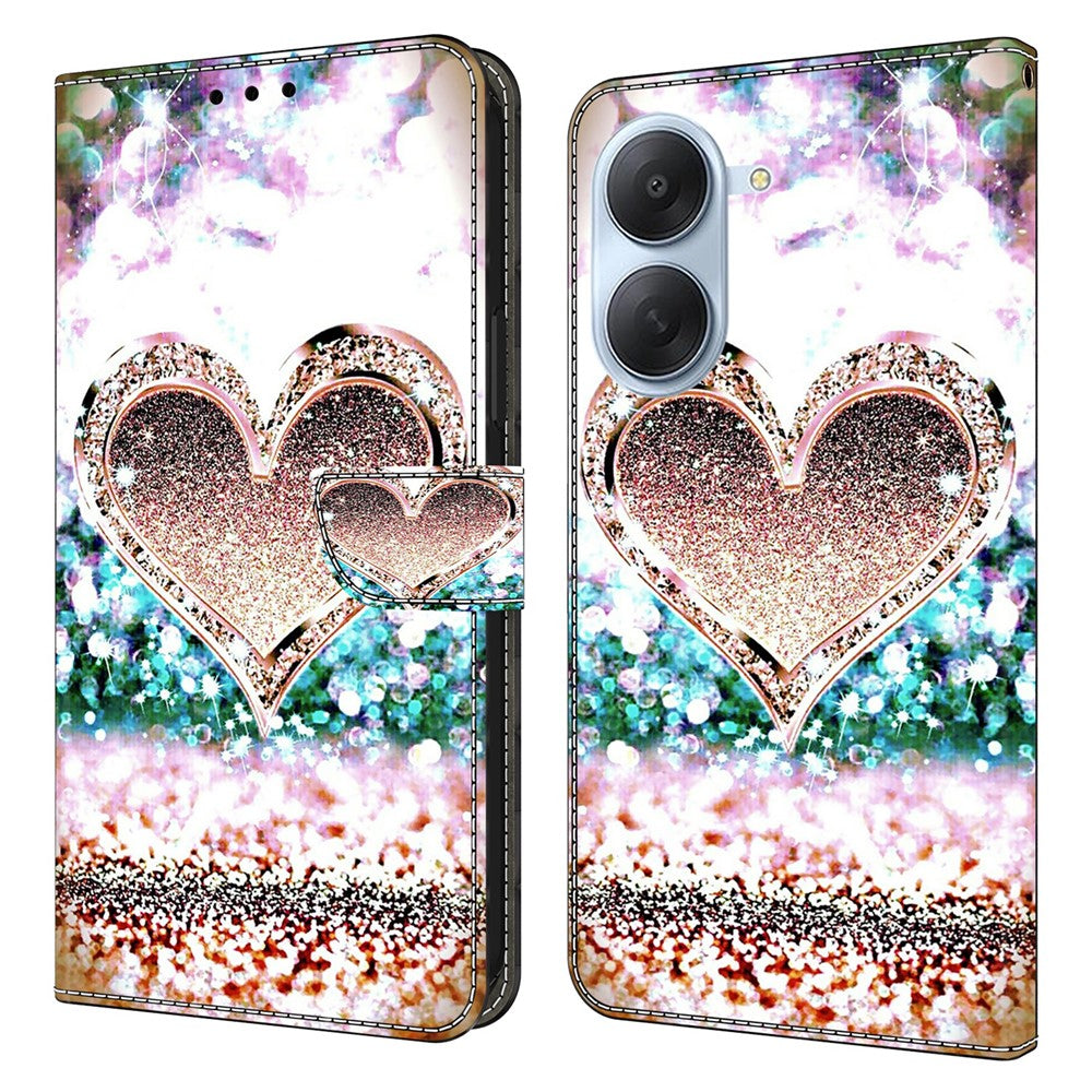 Til Xiaomi Redmi A7 4G Pung Etui 3D Mønster PU Læder Telefoncover med Stand