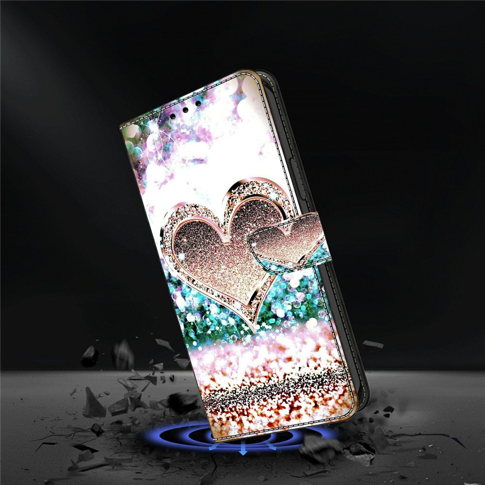 Til Xiaomi Redmi A7 4G Pung Etui 3D Mønster PU Læder Telefoncover med Stand