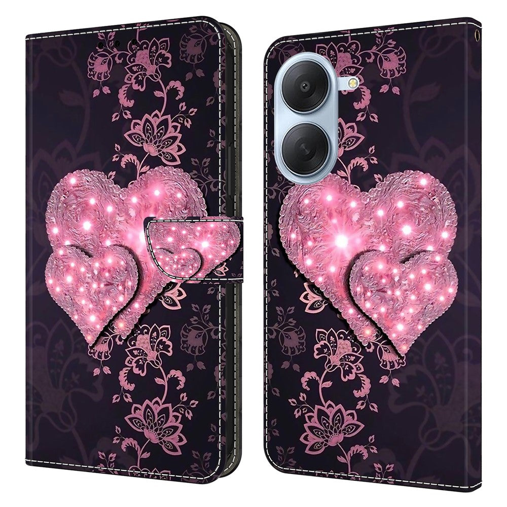Til Xiaomi Redmi A7 4G Pung Etui 3D Mønster PU Læder Telefoncover med Stand