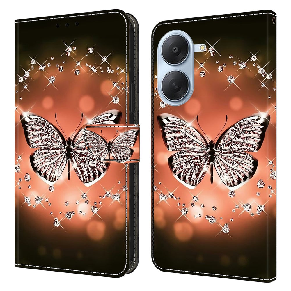 Til Xiaomi Redmi A7 4G Pung Etui 3D Mønster PU Læder Telefoncover med Stand