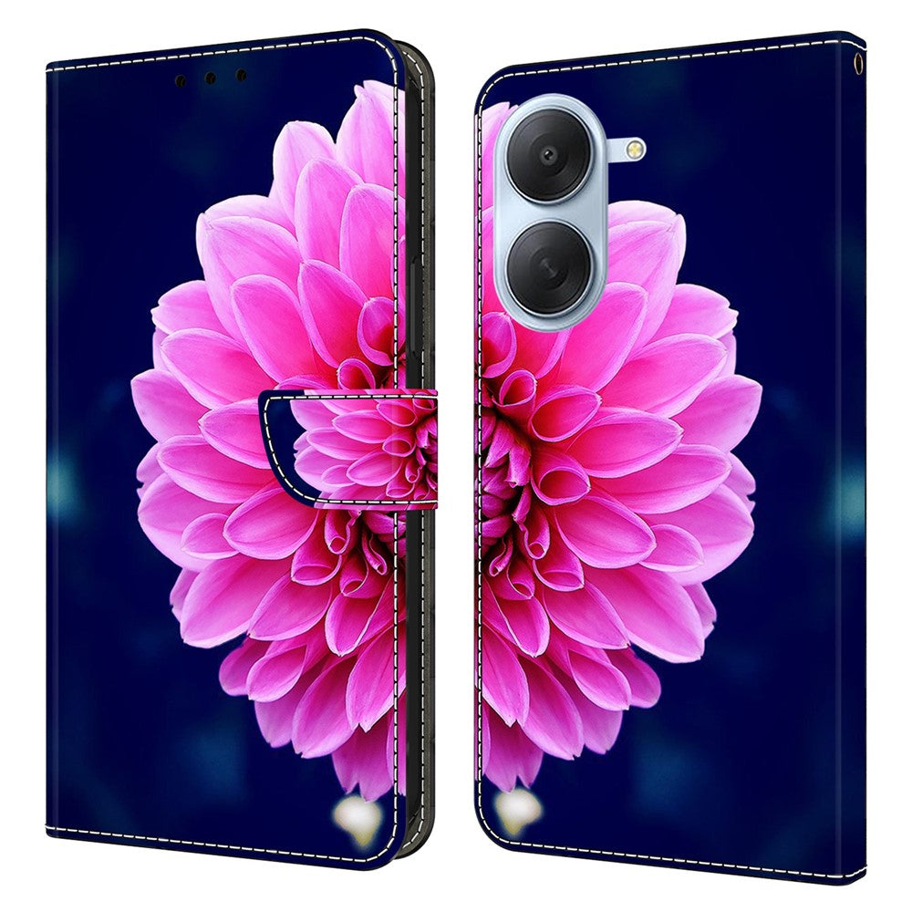 Til Xiaomi Redmi A7 4G Pung Etui 3D Mønster PU Læder Telefoncover med Stand