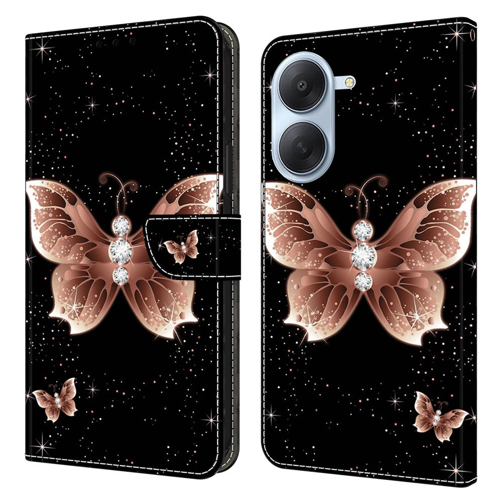 Til Xiaomi Redmi A7 4G Pung Etui 3D Mønster PU Læder Telefoncover med Stand