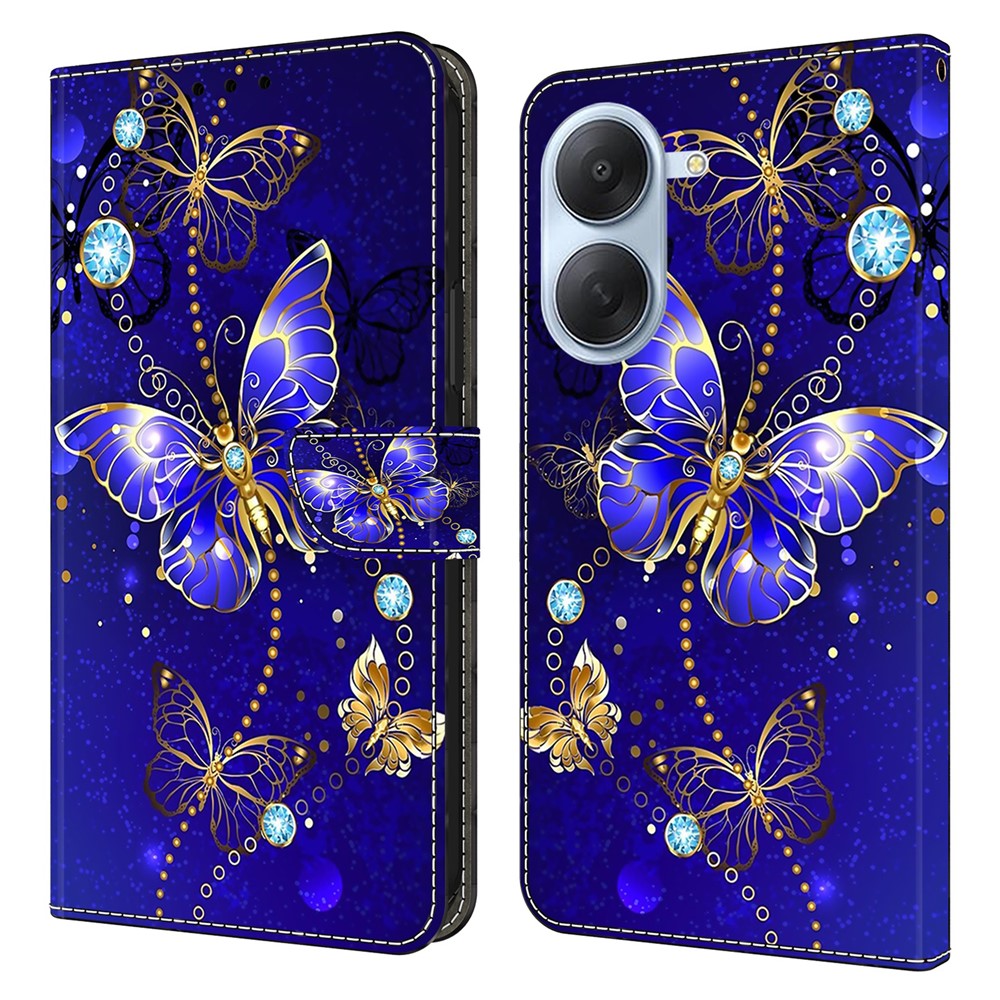 Til Xiaomi Redmi A7 4G Pung Etui 3D Mønster PU Læder Telefoncover med Stand
