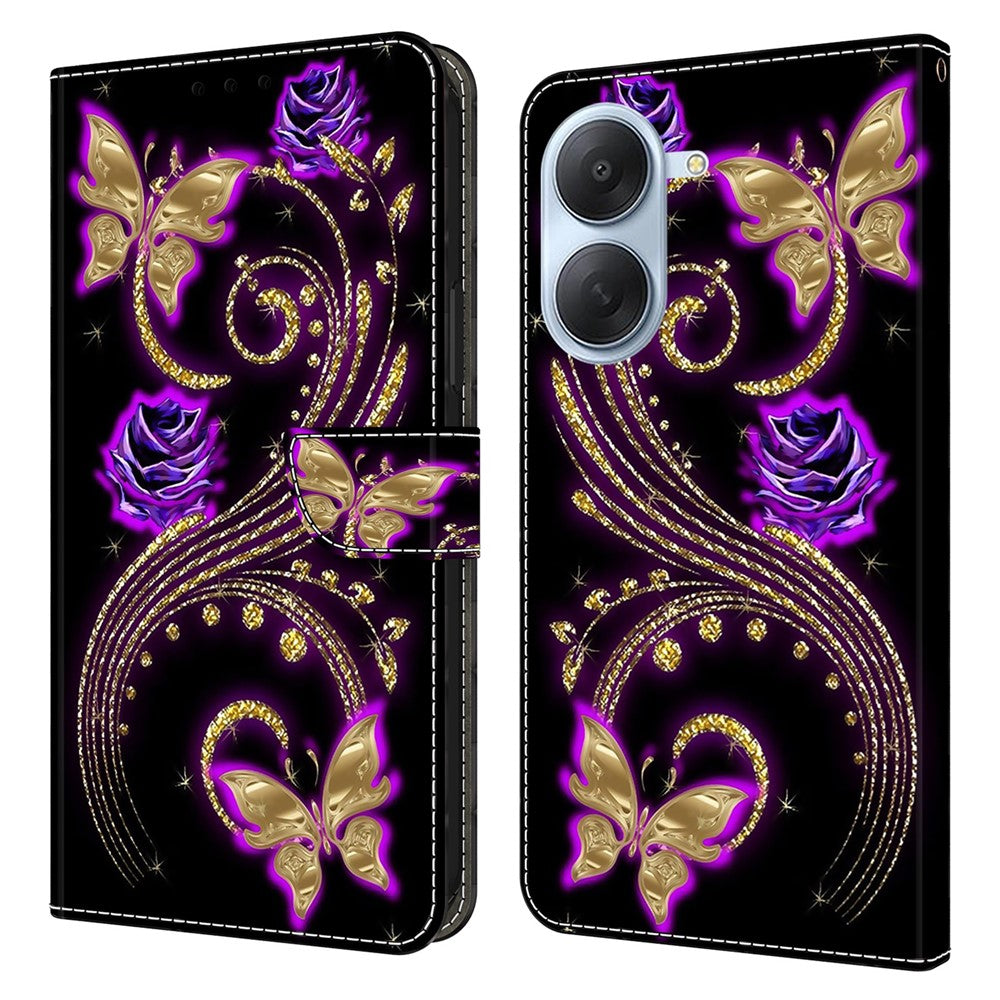 Til Xiaomi Redmi A7 4G Pung Etui 3D Mønster PU Læder Telefoncover med Stand