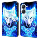 Til Xiaomi Redmi A7 4G Læderetui Mønstertryk Stand Flip Telefoncover