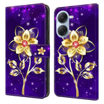 Pungetui til Xiaomi Redmi A7 4G, mønsterprint, PU-læder, flip-stander, telefoncover