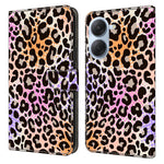 Pungetui til Xiaomi Redmi A7 4G, mønsterprint, PU-læder, flip-stander, telefoncover