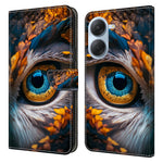 Pungetui til Xiaomi Redmi A7 4G, mønsterprint, PU-læder, flip-stander, telefoncover