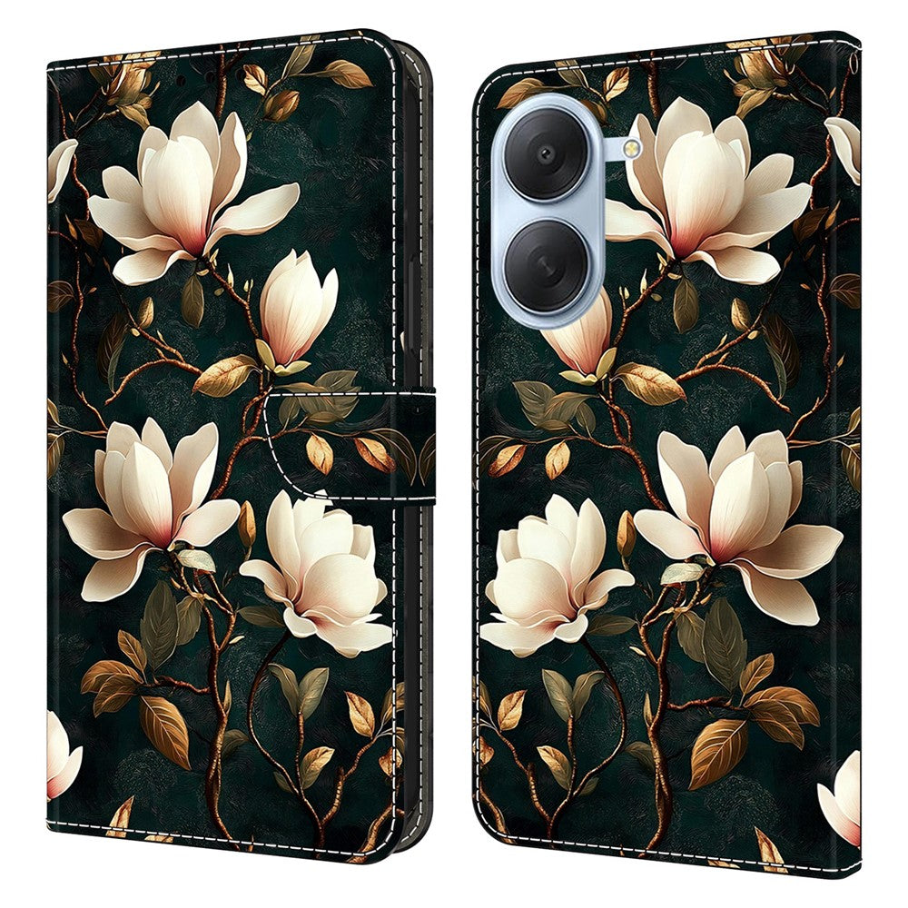 For Xiaomi Redmi A7 4G Wallet Stand Case Pattern Printing Leather Phone Cover