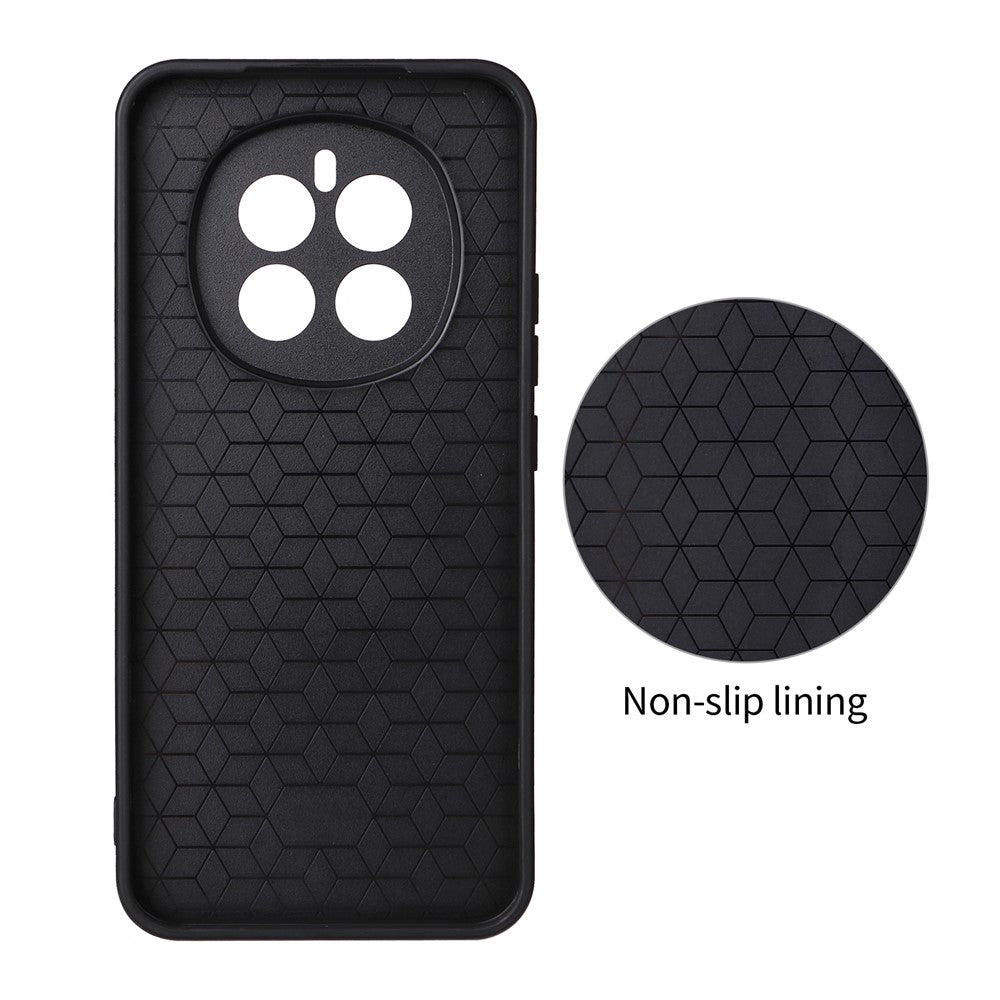 For Honor Magic7 5G Case Carbon Fiber Texture Leather Coated TPU PC Phone Cover with Metal Ring for Magnetic Car Mount