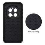 For Honor Magic7 Pro 5G Case Carbon Fiber Texture Leather Coated TPU PC Phone Cover with Metal Ring for Magnetic Car Mount