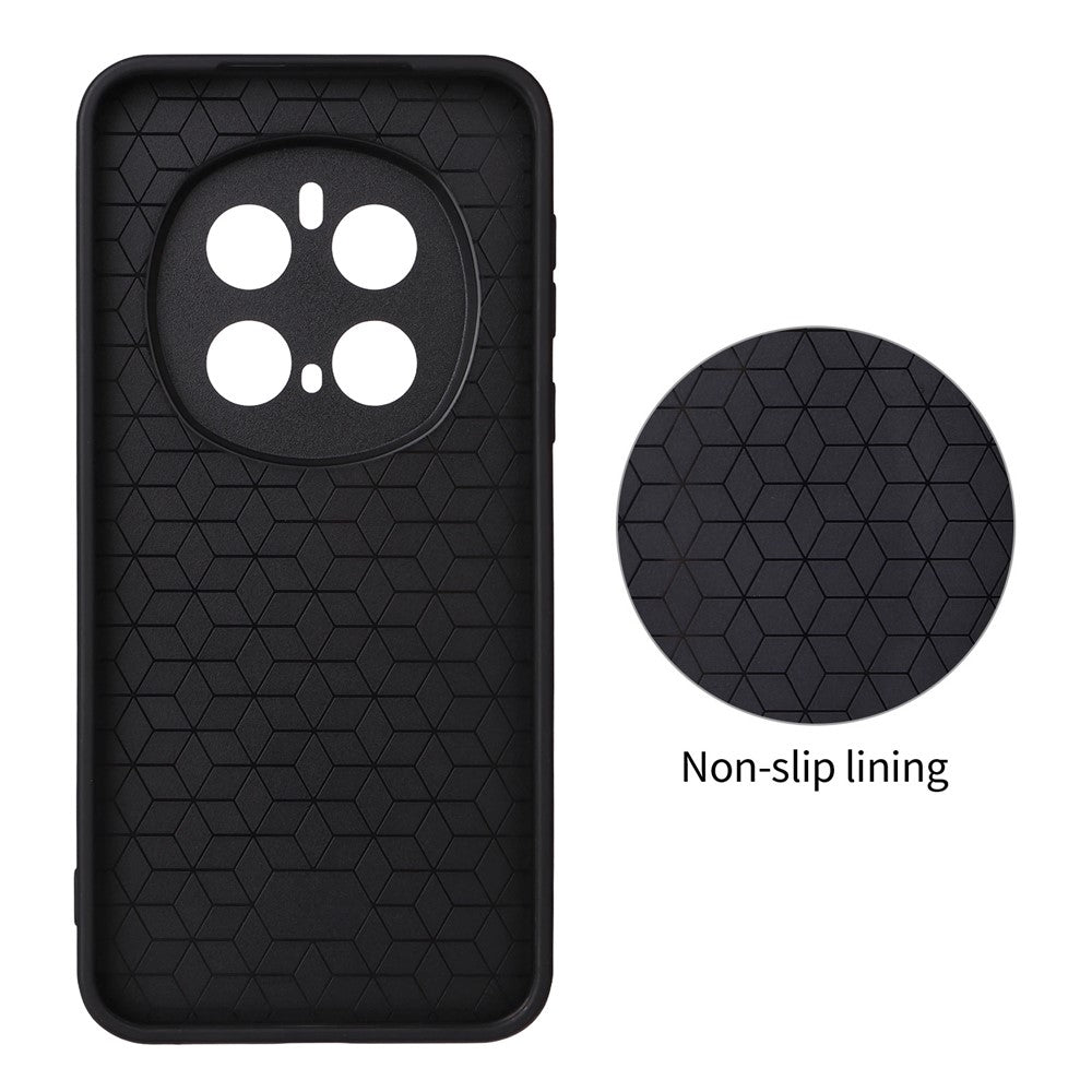 For Honor Magic7 Pro 5G Case Carbon Fiber Texture Leather Coated TPU PC Phone Cover with Metal Ring for Magnetic Car Mount