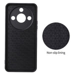For Honor X60 5G  /  X9c Smart 5G Case Carbon Fiber Texture Leather Coated TPU PC Phone Cover with Metal Ring for Magnetic Car Mount